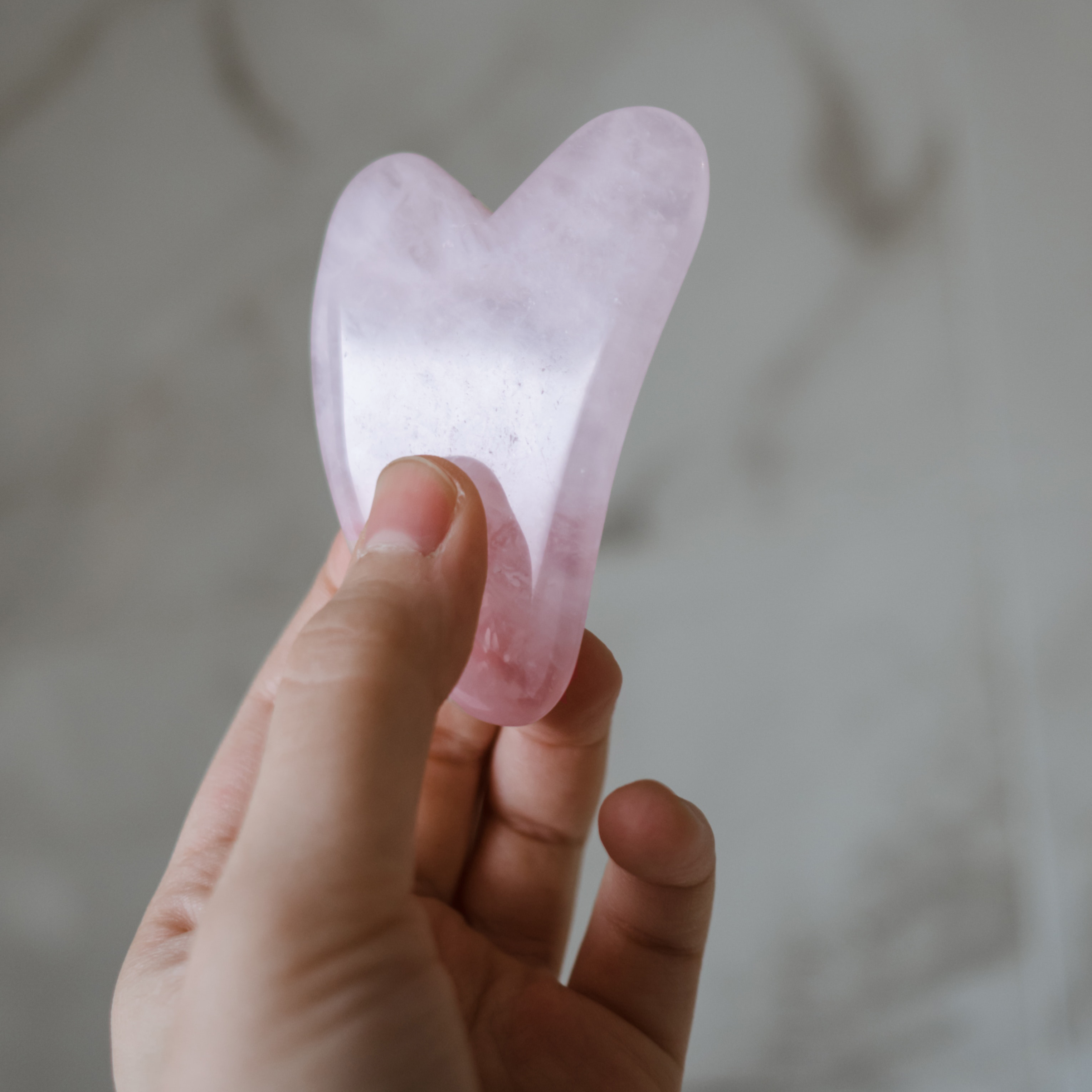 Gua Sha Quartz Rose